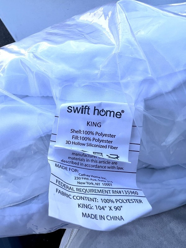 Swift Home White King Comforter 104”x 90” gallery
