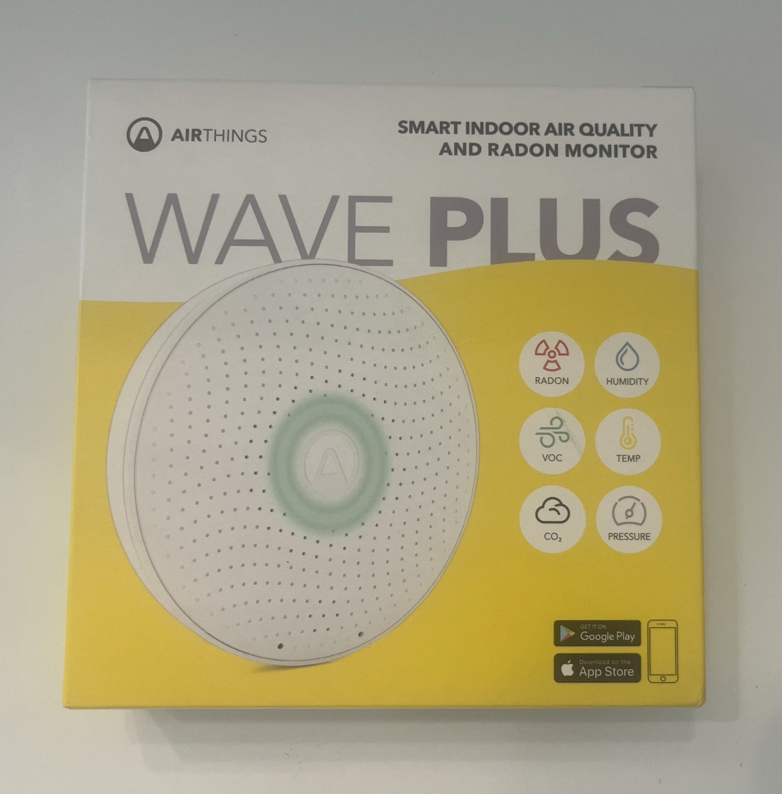 Airthings Wave Plus 2930 - Radon & Air Quality Monitor CO2 VOC New gallery