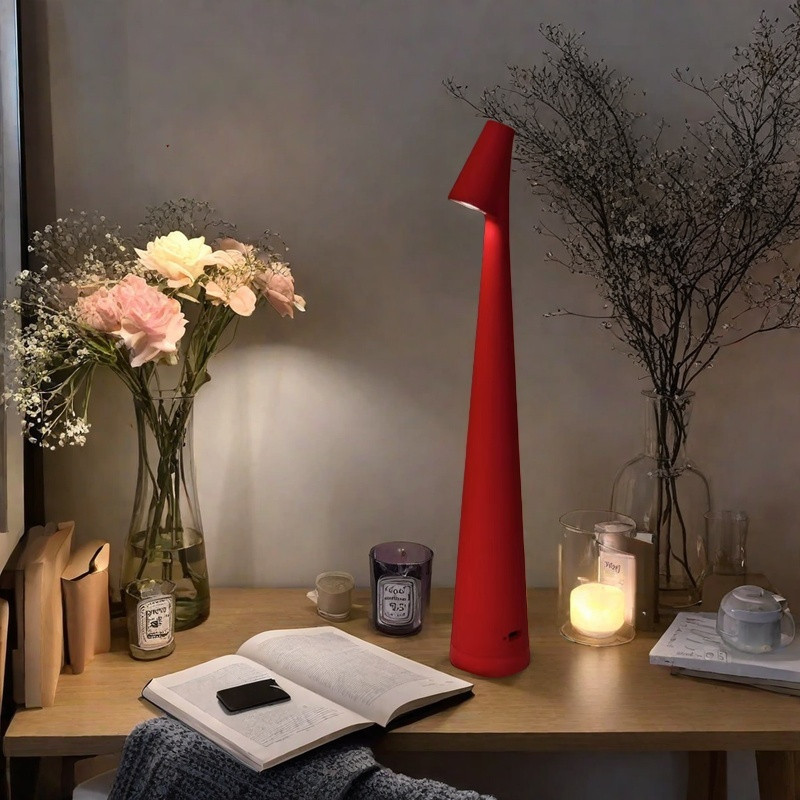 Cordless LED Touch Sensor Table Lamp Rechargeable Dimmable Bar Desk Night Light gallery