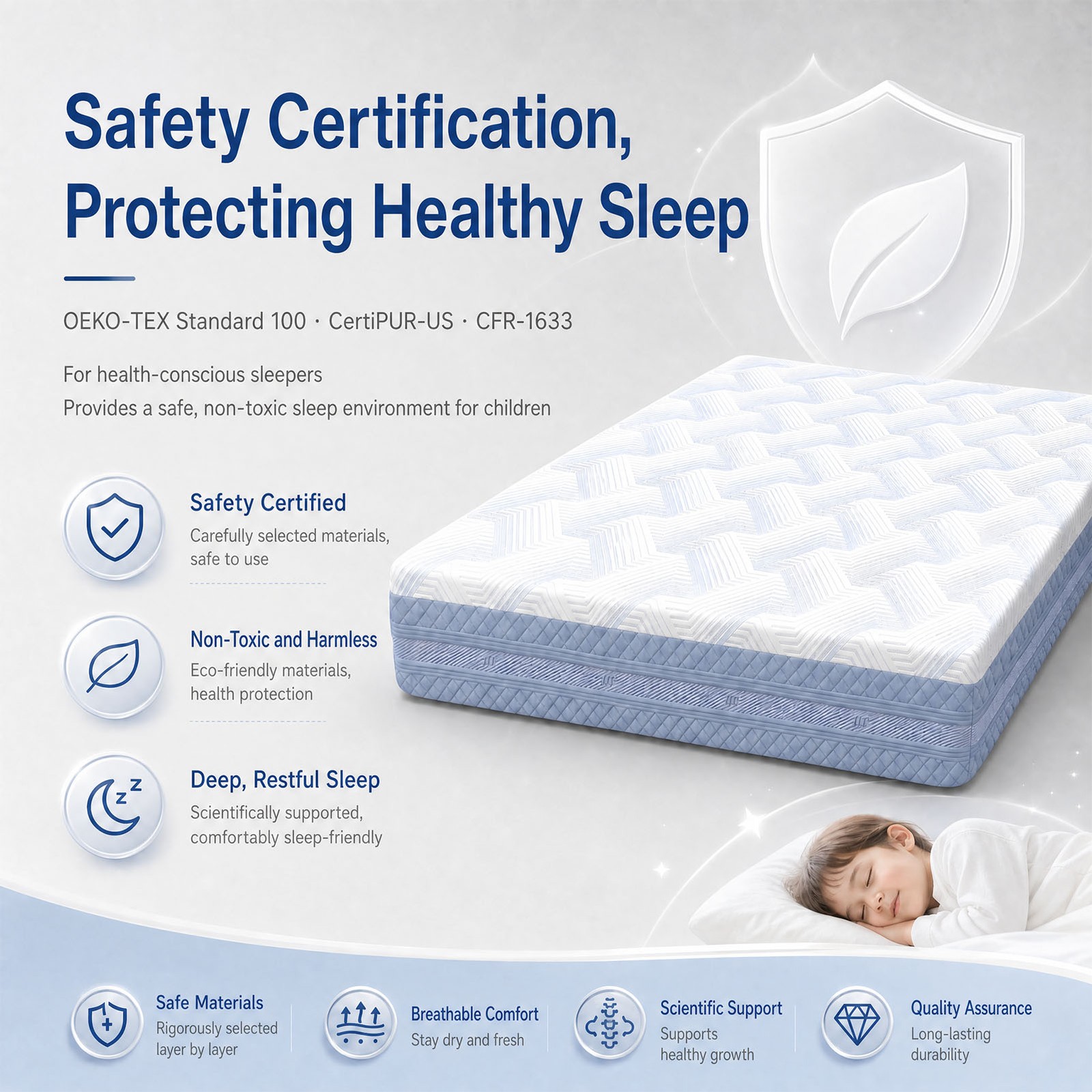 10 Inch Queen Size Mattress for Back Pain Relief, CertiPUR US Certified Foams gallery
