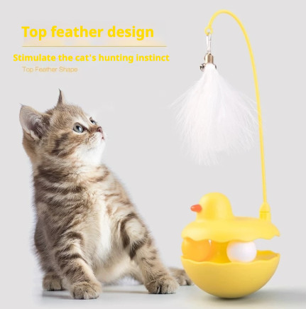 Interactive Duck Cat Toy – Lightweight Resin Toy for Kittens & Cats gallery