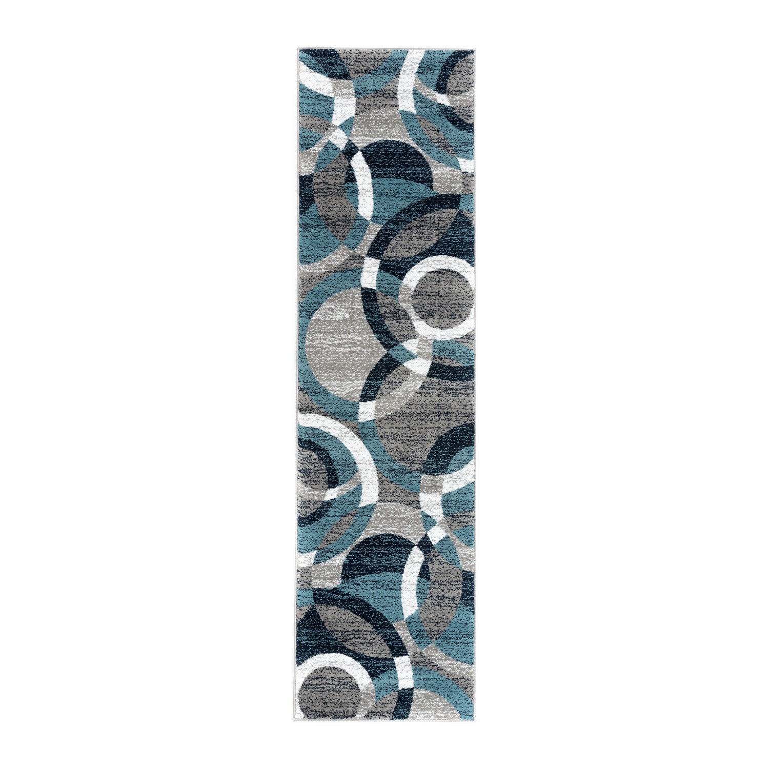 Rugshop Kitchen Rugs Geometric Circles Runners Rugs for Bedroom Rugs Blue 2x7 gallery
