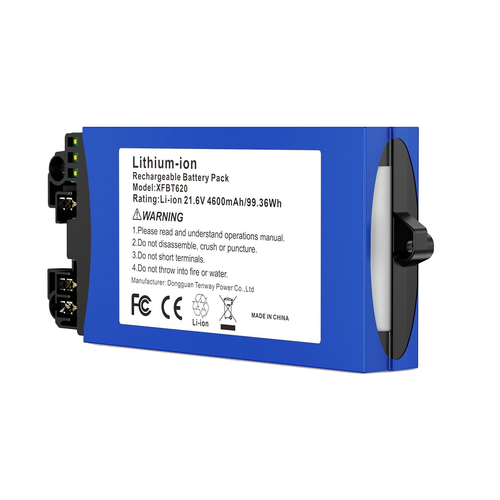 1-2Pack 4600mAh Li-Ion Battery for Shark 21.6V XFBT620 Fit for IZ/IX/UZ Series gallery
