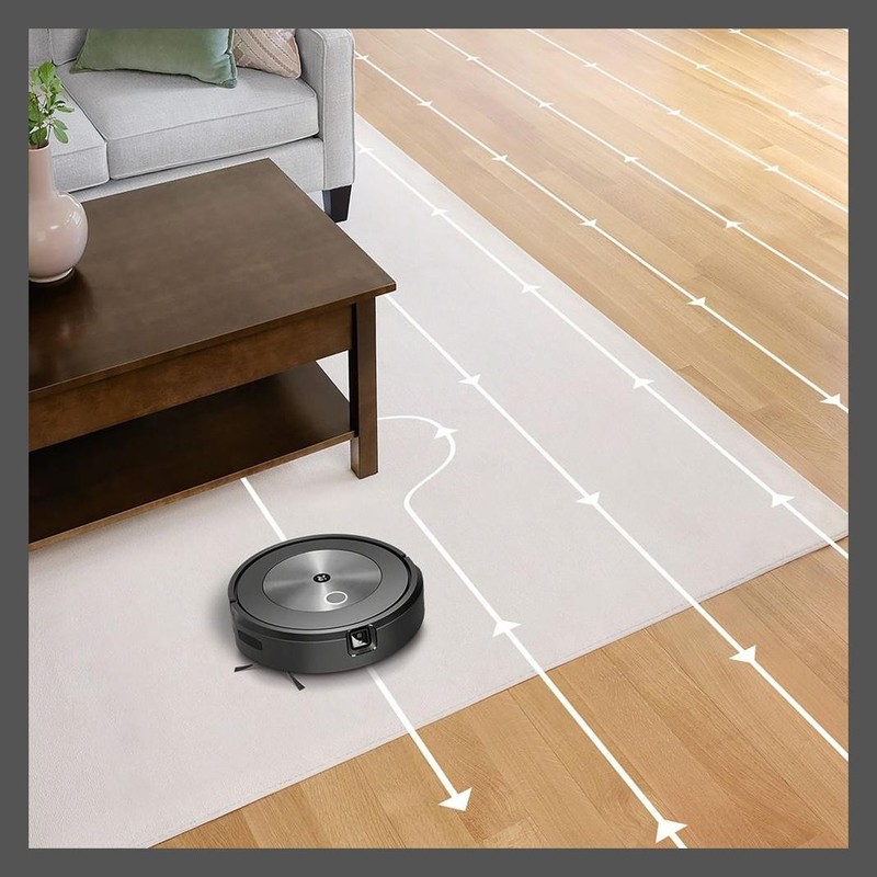 iRobot Roomba j7+ Wi-Fi Connected Self-Emptying Robot Vacuum - Black - 7550 gallery