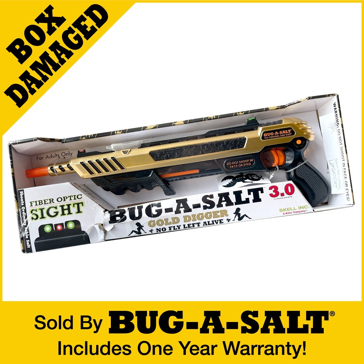 Damaged Box BUG-A-SALT Gold Digger Fiber Optic 3.0 gallery