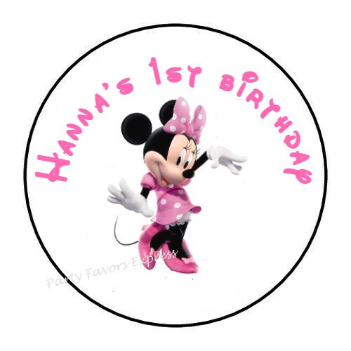 MOUSE PERSONALIZED CUSTOM NAME AGE SEALS LABELS STICKERS PARTY FAVORS gallery