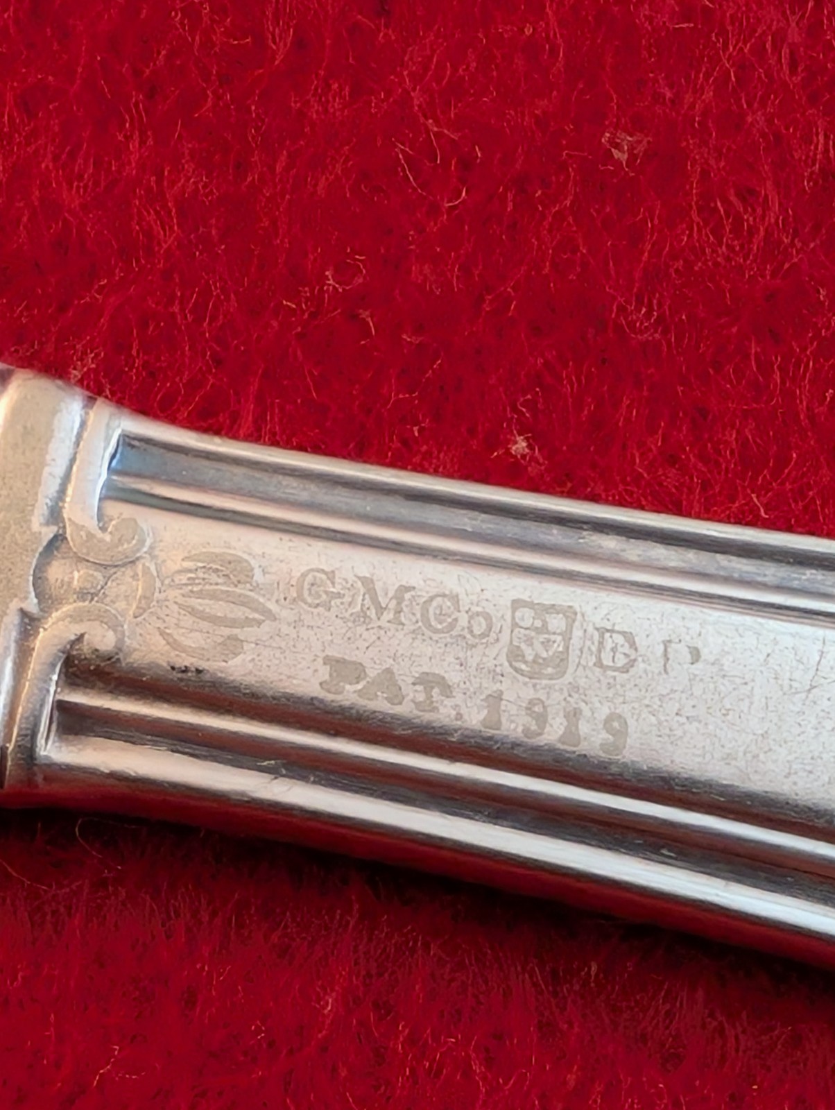 Gorham Providence Silverplate Butter Spreader 5 3/4" Monogram W or M gallery