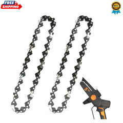 2 Pack 5 Inch Chainsaw Chain Low Kickback 5 Inch Chain Saw Chain Fit for WORX WG