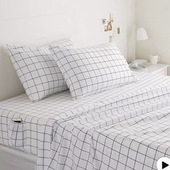 Full size Soft Microfiber 4-Piece Bed Sheet Set with Elastic Side Pockets