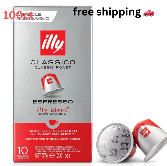Illy Classico Classic Roast ESPRESSO Pods, 100 Count, LOOSE/BULK gallery