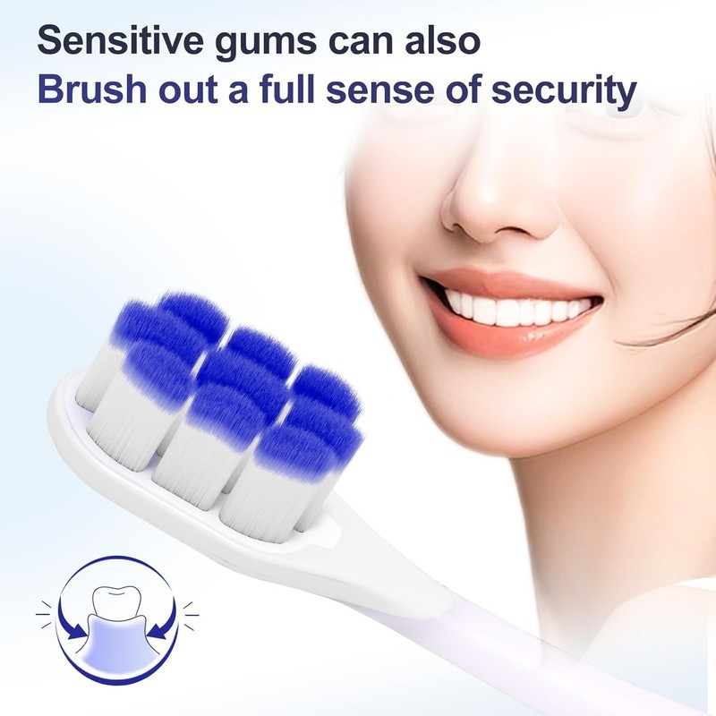 Extra Soft Toothbrushes for Adults,Ultra Soft Bristle Clean，Sensitive Gum gallery