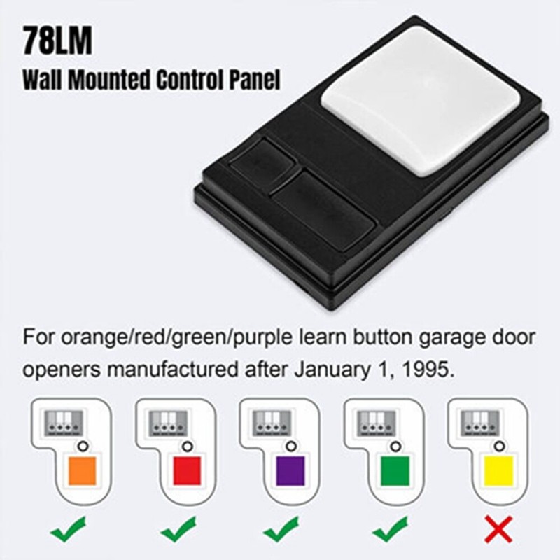 2x Garage Wall Pad Multi-Function Control Panel for LiftMaster 78LM 41A5273-1 gallery