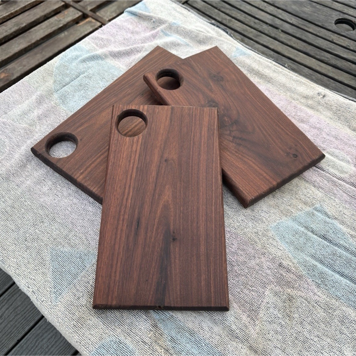 Walnut cutting boards gallery