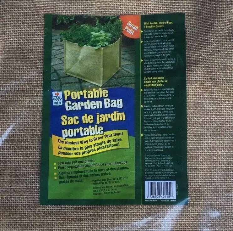 12" x 12" Portable Garden Bag Outdoor Canvas Lawn Patio Flower Vegetable Balcony gallery