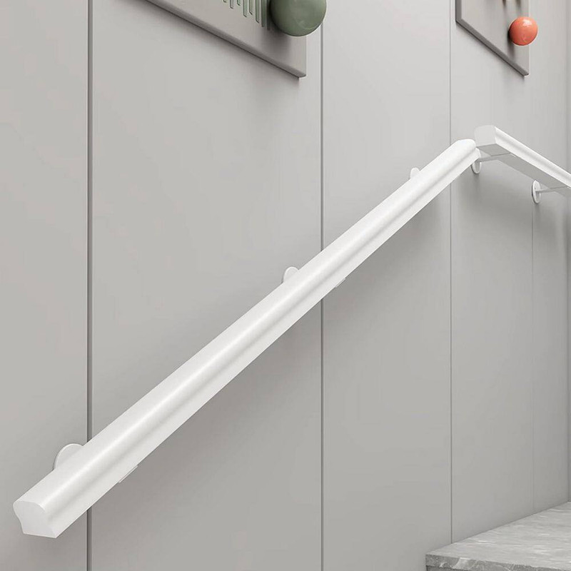 4FT Pine Solid Wood Handrail for Cable Railing System Wall Mounted Non-Slip Stai gallery