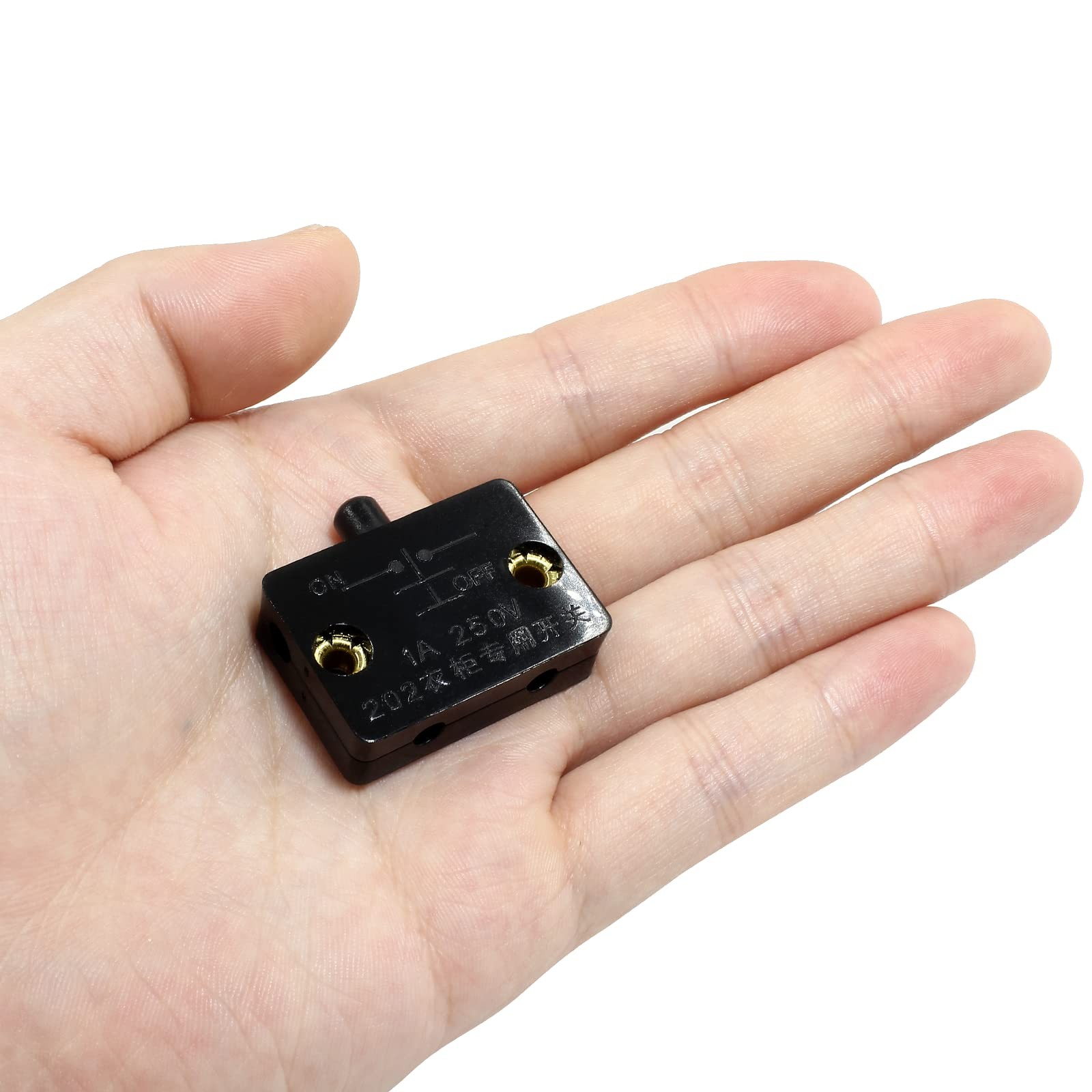 Litoexpe 8 Pcs Cabinet Light Switch, Pantry Door Lamp, Normally Closed Black gallery