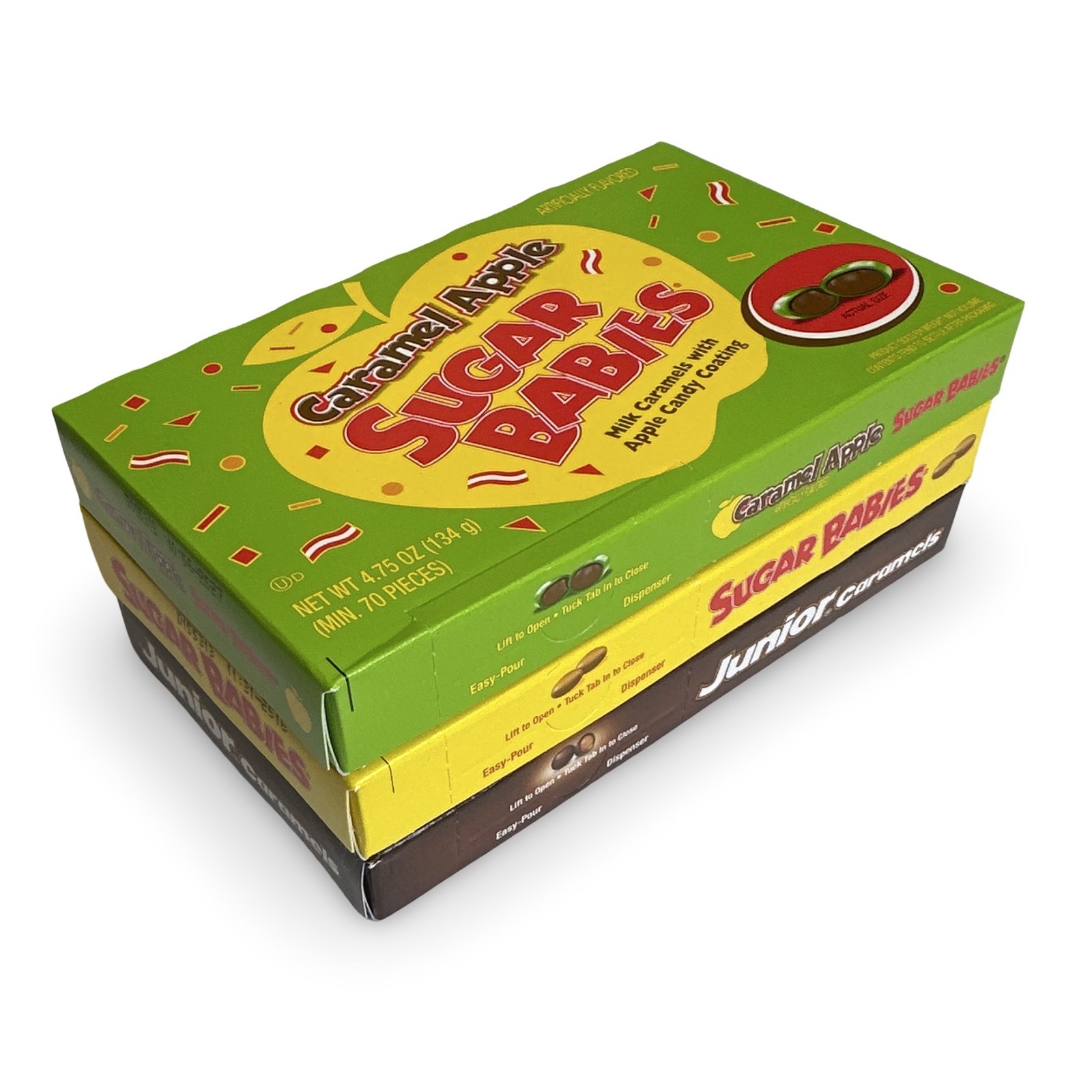 Sugar Babies Candy Coated Caramels Variety Featurig Caramel Apple, Original and gallery