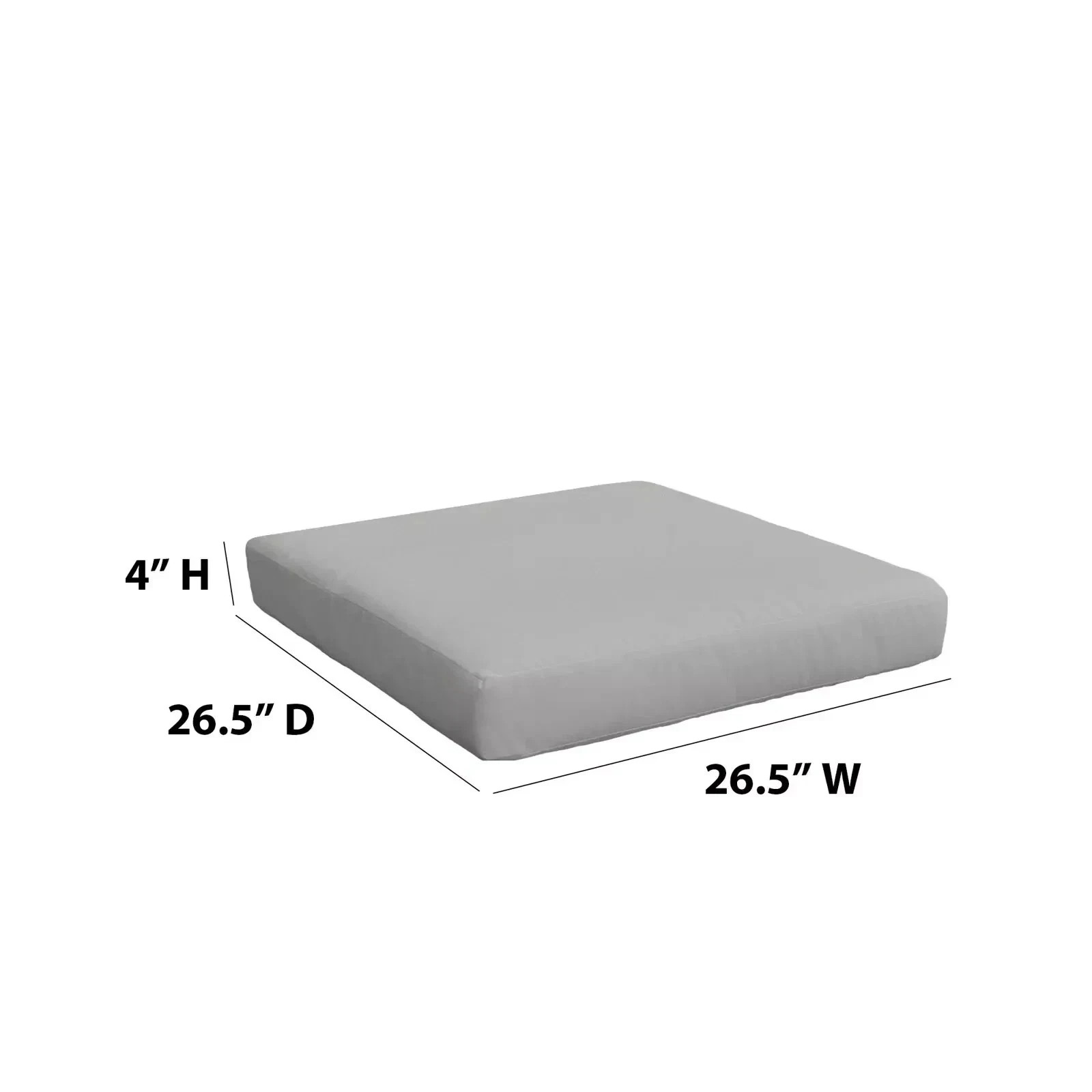 Outdoor Armless Sectional Cushion Covers for TK Classics TKC015b-AS & TKC010b-AS gallery