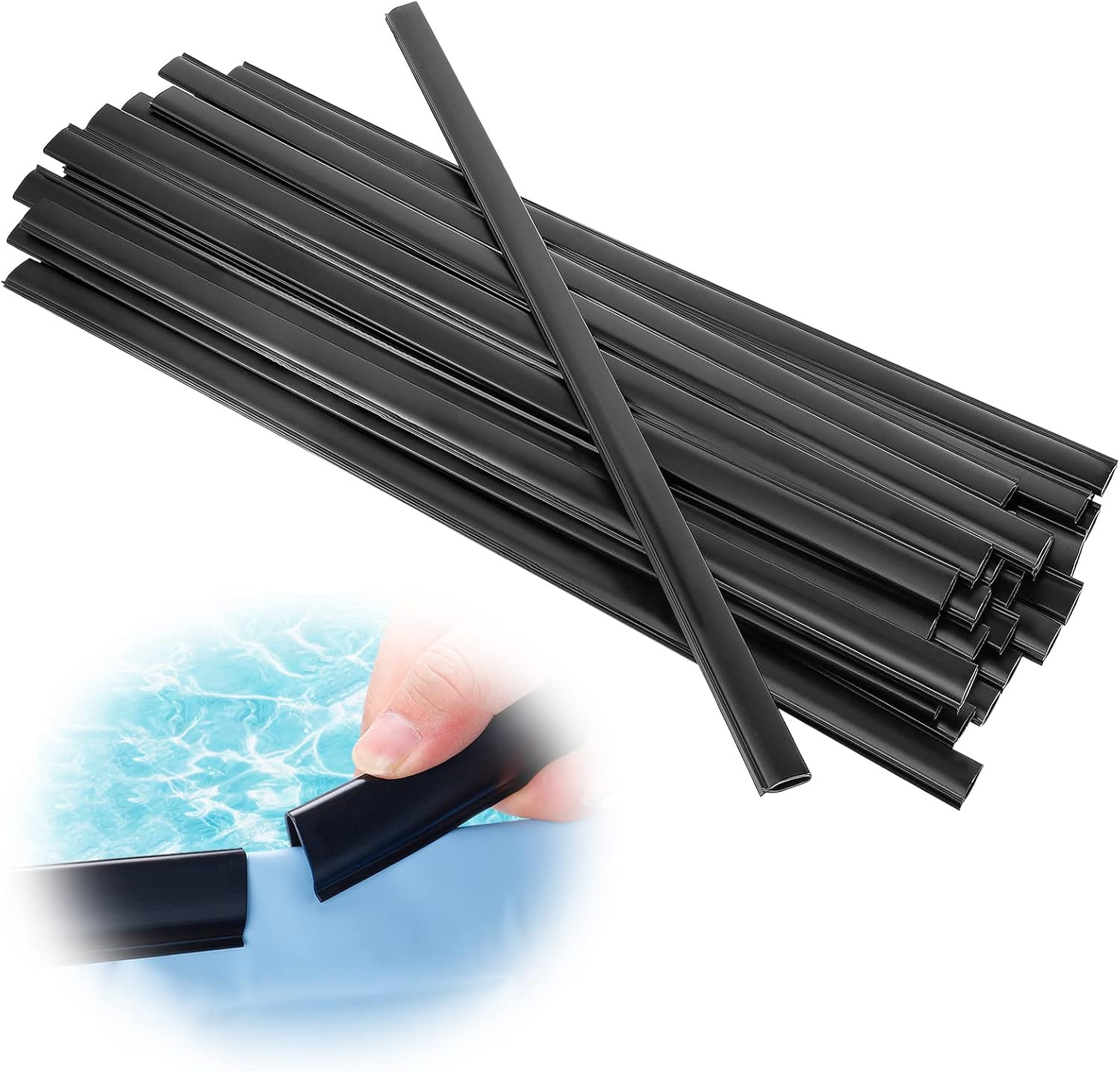 Biggun 24" Extra-Long Coping Strips for Overlap Above Ground Pool Liners - Easy gallery