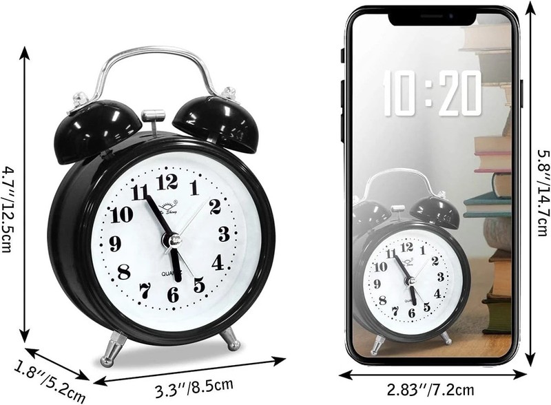 Super Extremely Extra Loud Alarm Clock for Very Heavy Sleeper Battery Backup NEW gallery
