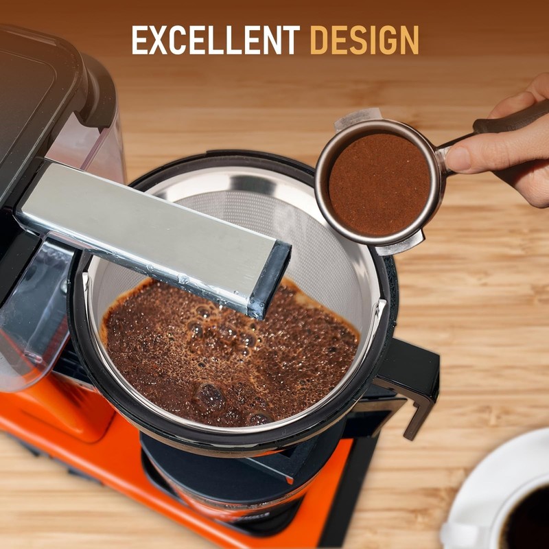 Durable Reusable Coffee Filter for Moccamaster KBGV KBT - Stainless Steel Metal gallery