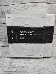 Malouf Soft-knit Microfiber Queen Sheet Set New In Package White