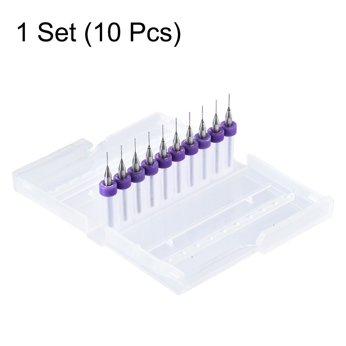 10Pcs 0.4mm Carbide CNC Engraving Circuit Board Micro PCB Drill Bits gallery