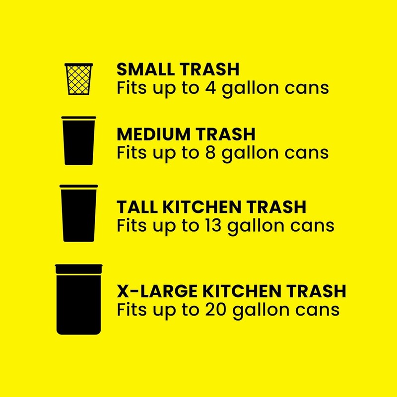 Glad ForceFlex Tall Kitchen Drawstring Trash Bags, 13 Gal, Gain Lavender, 80 Ct gallery