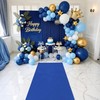Royal Blue Carpet Runner Rug for Party 150gsm 1.3x30FT Thickness Red Rug Runn... gallery