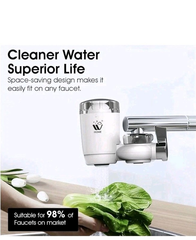 Faucet Filter, Highly Efficient Filtration Performance, Reduces Lead, Chlorin... gallery