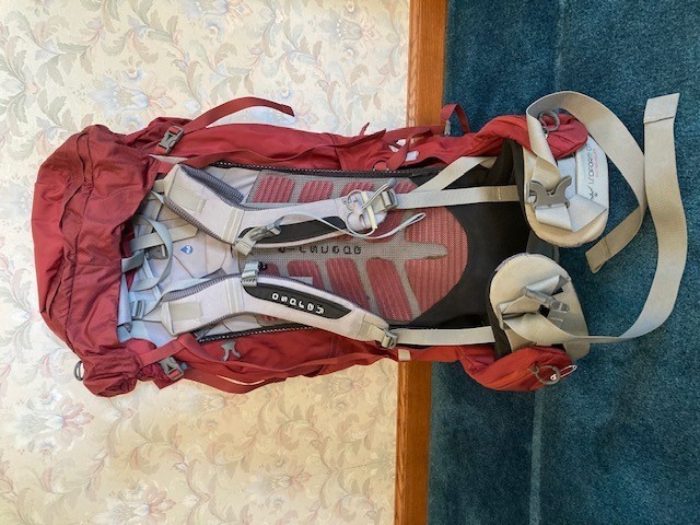 Backpack, Osprey Aether Men’s Large 85L, Arroyo Red, XLNT 3