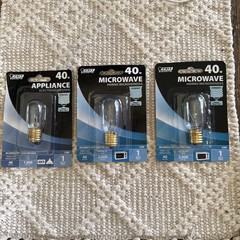 FEIT Electric 40W T8 130V Microwave Intermediate Base Clear Light Bulb (NIP)- 3