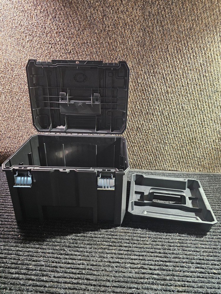 DEWALT TSTAK Tool Box Extra Large Removable Tray Water Resistant DWST17806