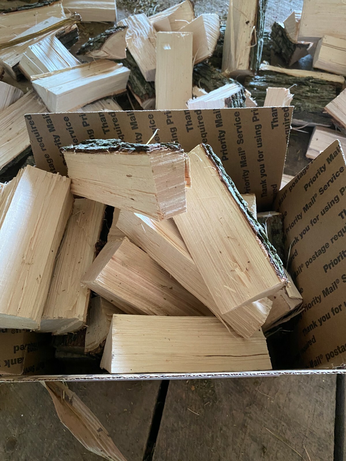 Hickory Wood Chunks for Smoking BBQ Grilling Cooking Smoker FREEShipping(5+LBS) gallery