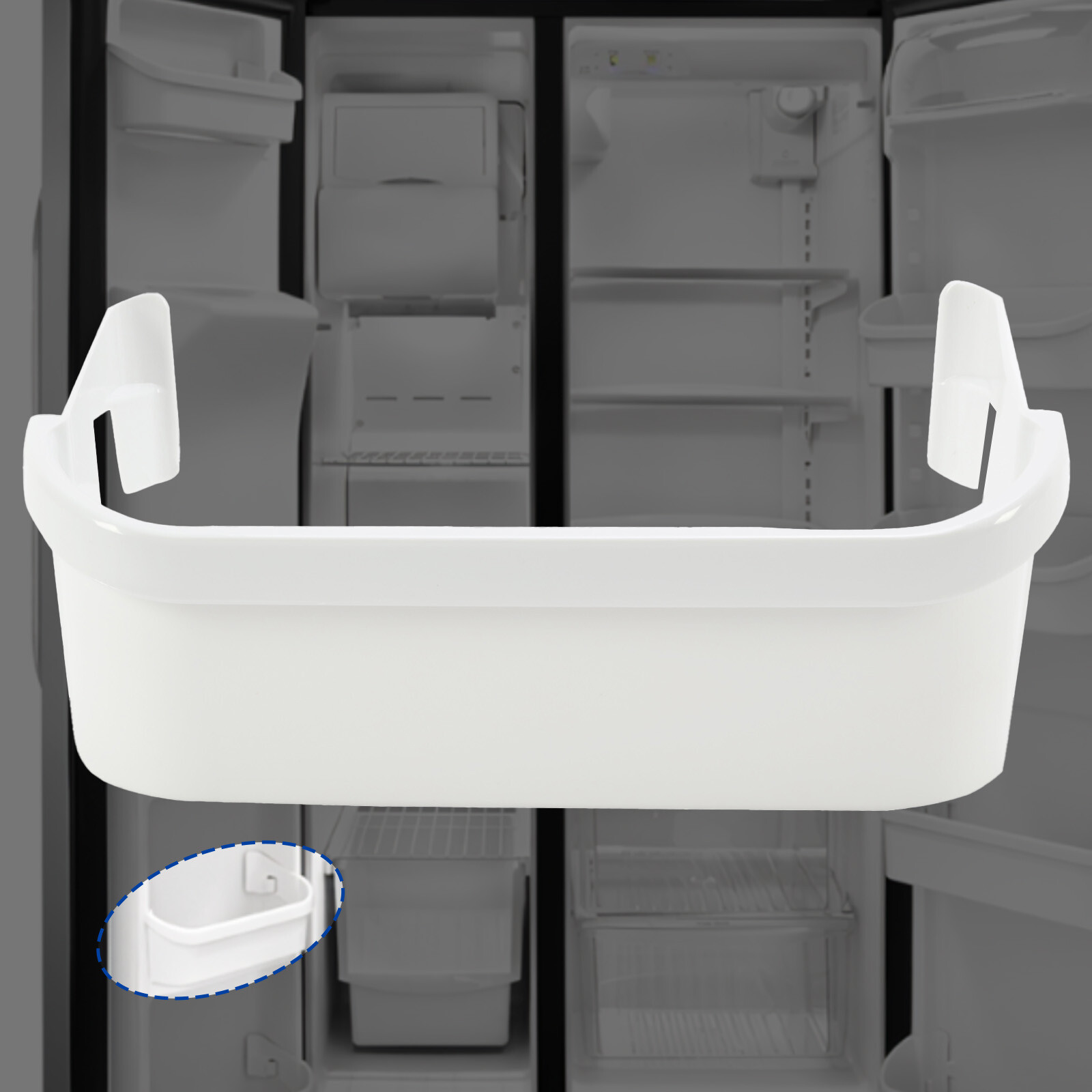 Refrigerator Door Bin Shelf Frigidaire Freezer For AP2115974 240351601 PS430027 gallery