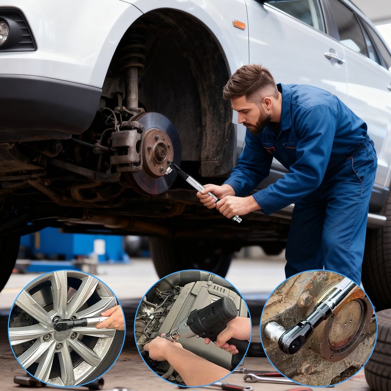 1/2" Offset Extension Wrench Impact Ratchet Extender for Electric Drill 3/8" 1/4 gallery