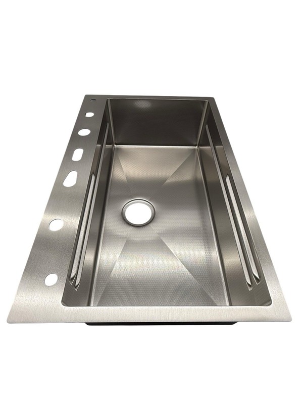 LORDEAR 30” Drop-In Workstation Kitchen Sink w/ LED Faucet gallery