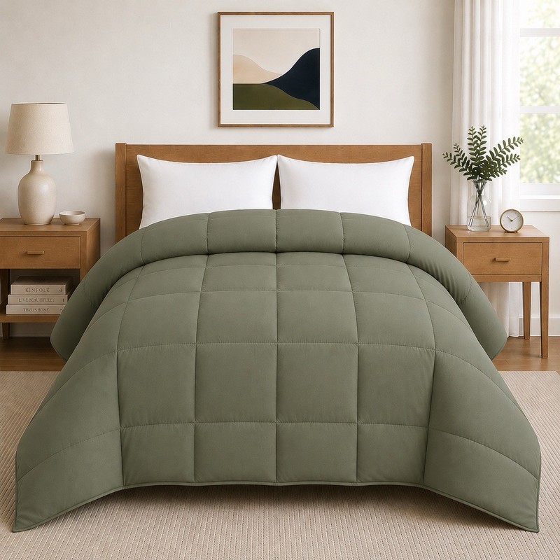 Down Alternative Comforter All Season Soft Fluffy Bed Comforter Queen King gallery
