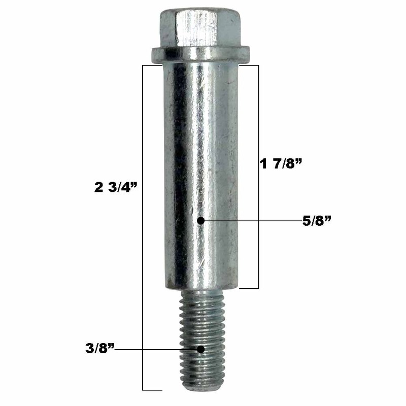 2Pk Deck Wheel Roller and Hardware for John Deere GX10168 R11819 210-051 72-119 gallery