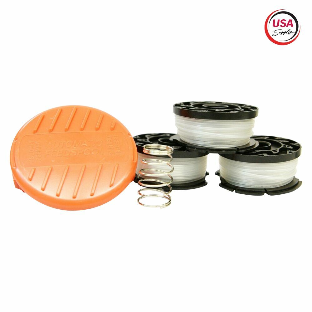 Black & Decker replacement Trimmer Spool 3 Pack & Cap & Spring .065 AF-100 gallery