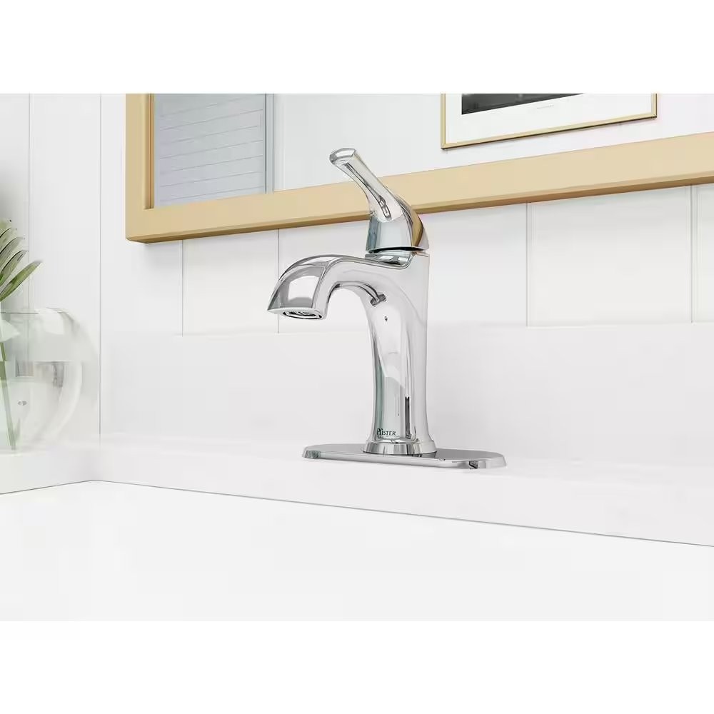 Ladera Single Hole Single-Handle Bathroom Faucet in Polished Chrome gallery