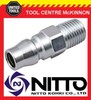 NITTO MALE COUPLING AIR FITTING WITH 1/4” BSP MALE THREAD (20PM) – JAPAN MADE gallery