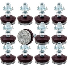12 Pack Adjustable Leveling Feet, Hardwood Floor Protection