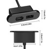 USB USB C Desk Power Grommet Outlet 5V/2A USB/Type-C Embedded Charging Port P... gallery