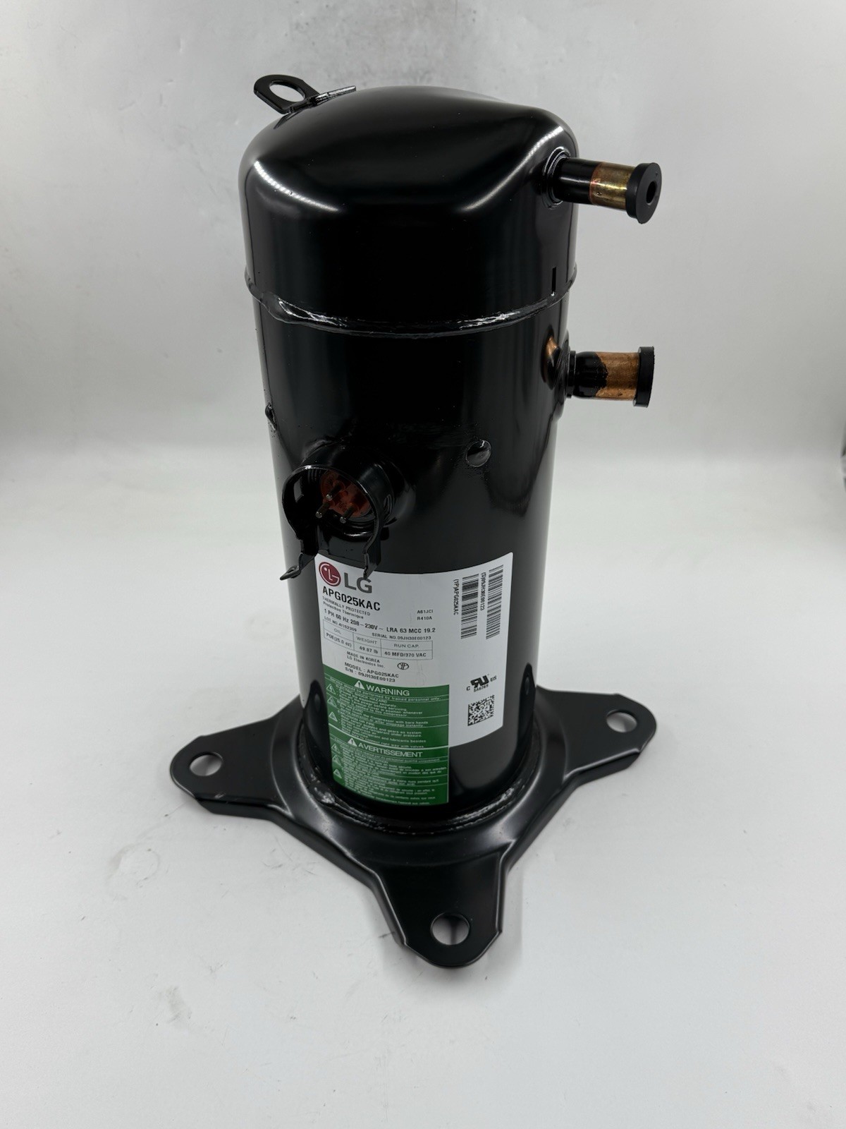 LG APG025KAC R410A SCROLL COMPRESSOR 2 TON REPLACES ZP24K6E-PFV ZP25K6E-PFV gallery