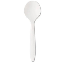 Polypropylene Soup Spoon 1000 Count Sturdy Durable