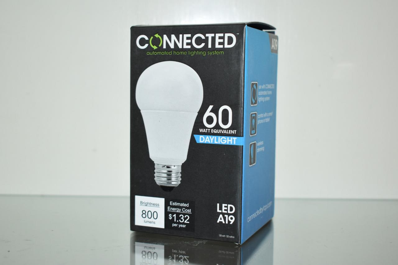 TCP Connected LED A19 Bulb - 60 Watt Equivalent (11W) Daylight Light Bulb NEW gallery