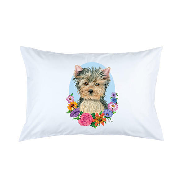 Yorkshire Terrier Puppy Cut Micro Fiber Pillowcase gallery