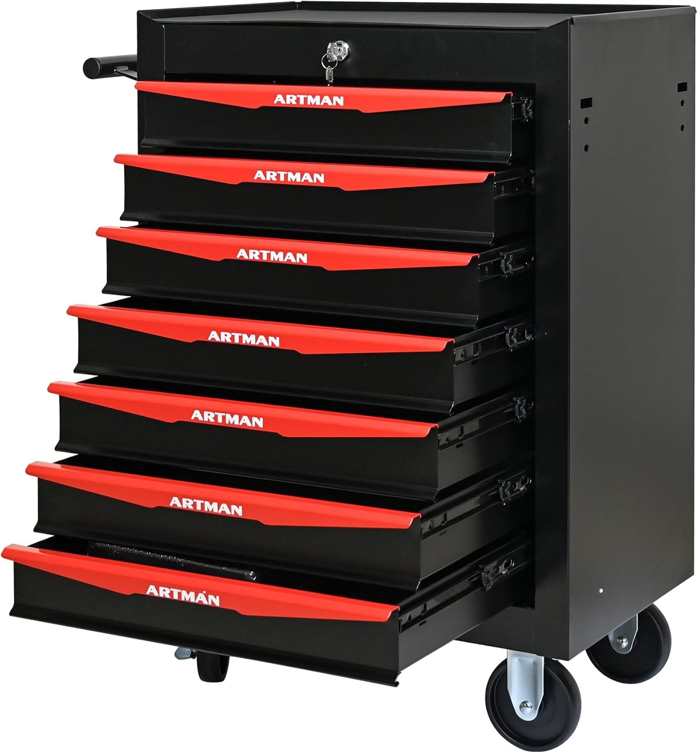 7-Drawer Tool Chest on Wheel Rolling Tool Box Mechanic Tool Cart Storage Cabinet gallery