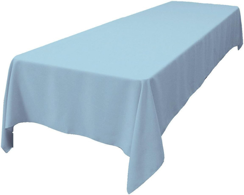 Polyester Poplin Washable Rectangular Tablecloth, Stain and Wrinkle Resistant Ta gallery